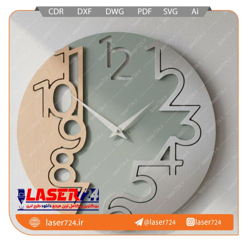 تصویر طرح ساعت دیواری مدرن #1